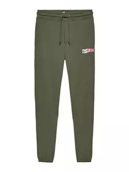Зауженные брюки Tommy Jeans, зеленый