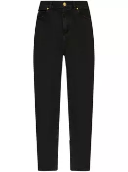 Зауженные джинсы Balmain, черный