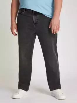 Зауженные джинсы Calvin Klein Jeans Plus "REGULAR TAPER PLUS", большие размеры, черный