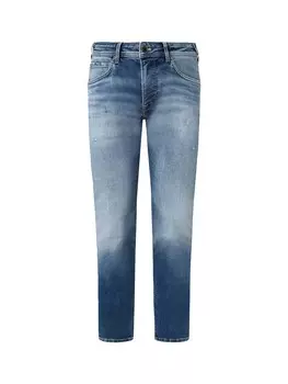 Зауженные джинсы Pepe Jeans, синий деним