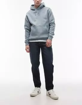 Зауженные джинсы темно-синего цвета Topman