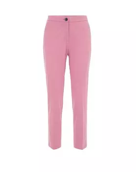 Зауженные плиссированные брюки WE Fashion, розовый