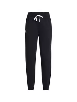 Зауженные тренировочные брюки UNDER ARMOUR Rival Terry, черный