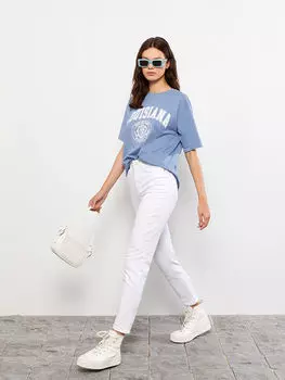 Зауженные женские джинсы Rodeo с высокой талией LCW Jeans