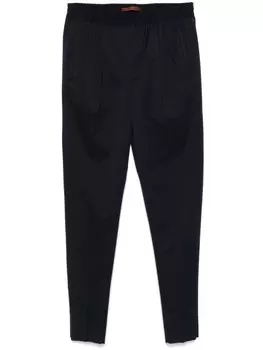 Zegna брюки строгого кроя, синий