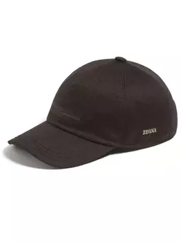 Zegna фетровая бейсболка, коричневый