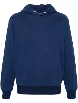 Zegna худи с приспущенными плечами, синий