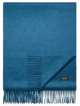 Zegna кашемировый шарф, синий