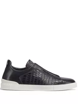 Zegna кеды Triple Stitch, синий