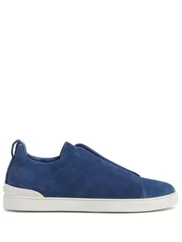 Zegna кеды Triple Stitch, синий