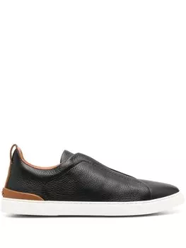 Zegna кеды Triple Stitch, синий