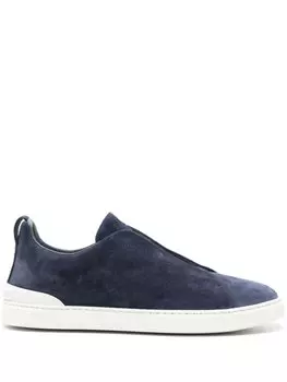 Zegna кеды Triple Stitch, синий