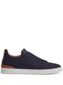Zegna кеды Triple Stitch, синий