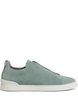 Zegna кеды Triple Stitch, зеленый