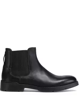 Zegna кожаные ботинки, черный