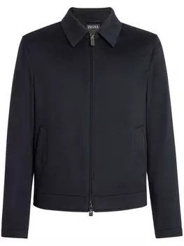 Zegna куртка Oasi на молнии, синий