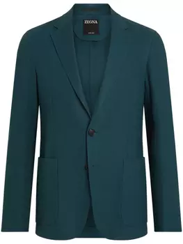 Zegna льняной пиджак, синий