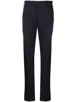 Zegna прямые брюки строгого кроя, синий
