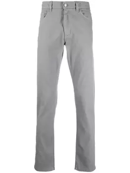 Zegna прямые джинсы, серый