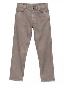 Zegna прямые джинсы, серый