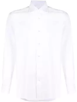 Zegna рубашка на пуговицах, белый