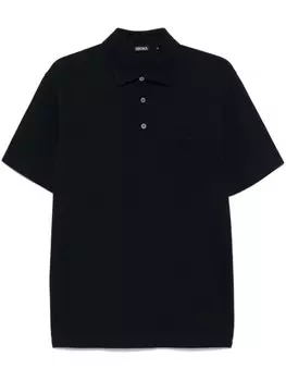 Zegna рубашка поло, синий