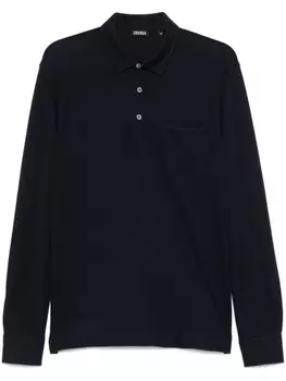Zegna рубашка поло, синий