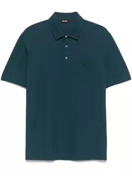 Zegna рубашка поло, синий