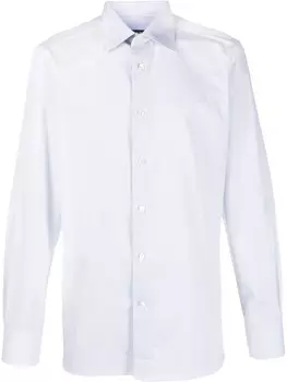 Zegna рубашка с длинными рукавами, белый
