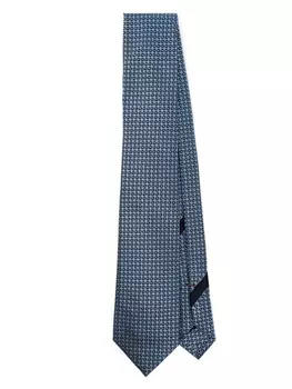 Zegna шелковый галстук, синий