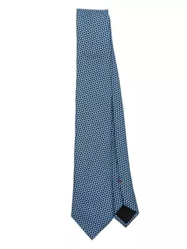 Zegna шелковый галстук, синий