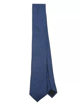 Zegna шелковый галстук, синий