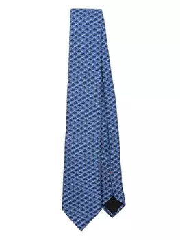 Zegna шелковый галстук, синий