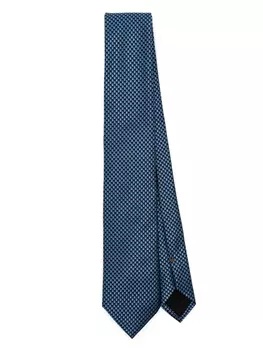 Zegna шелковый галстук, синий