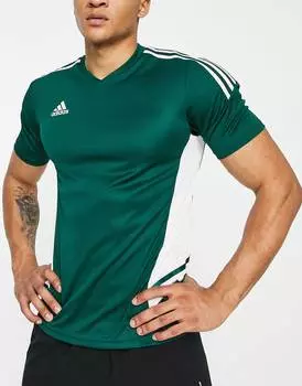 Зеленая футболка adidas Football Condivo 22