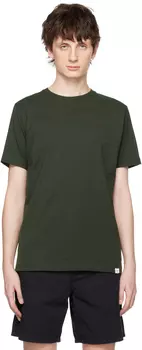Зеленая футболка Niels Norse Projects