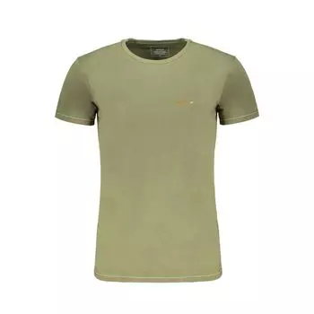 Зеленая хлопковая футболка Aeronautica Militare