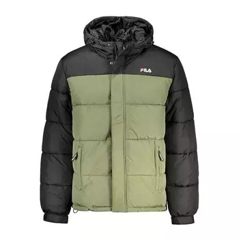 Зеленая куртка из полиэстера Fila