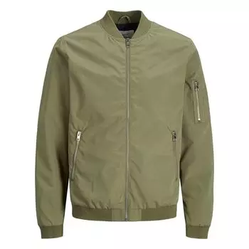 Зеленая куртка из полиэстера Jack & Jones