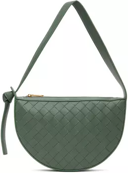 Зеленая мини-сумка Sunrise Bottega Veneta