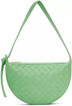 Зеленая мини-сумка Sunrise Bottega Veneta