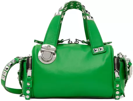 Зеленая мини-сумка The Satchel Marc Jacobs