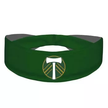Зеленая охлаждающая повязка на голову с альтернативным логотипом Portland Timbers