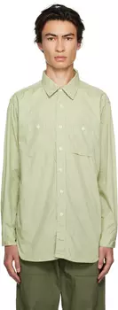 Зеленая рабочая рубашка Engineered Garments