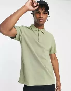 Зеленая рубашка поло Calvin Klein Jeans