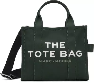 Зеленая сумка-тоут «The Canvas Small» Marc Jacobs
