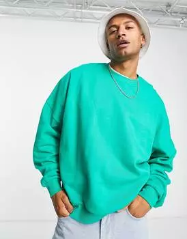 Зеленая толстовка оверсайз ASOS DESIGN