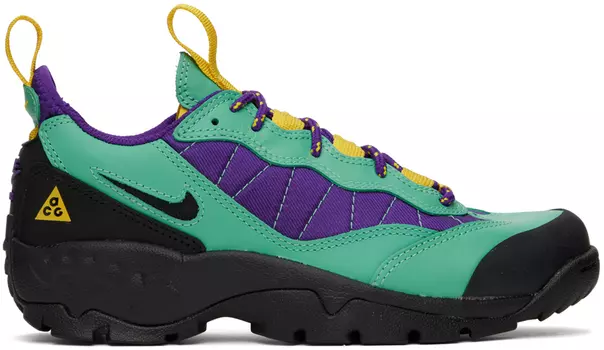 Зелено-фиолетовые кроссовки Air Mada Nike