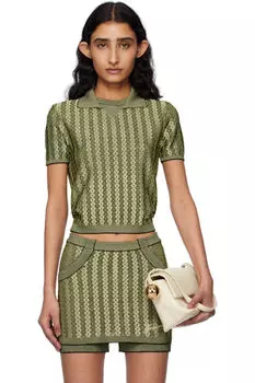 Зеленое поло «Le Polo Marino» JACQUEMUS