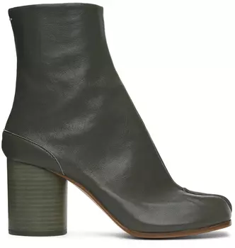 Зеленые ботильоны таби Maison Margiela